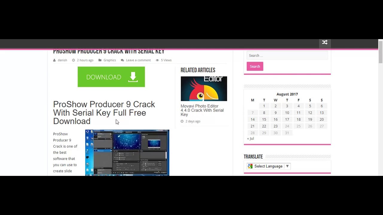 proshow producer 10 pro crack with serial key full download
